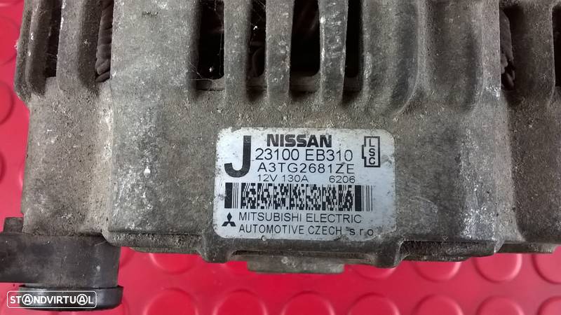 Alternador - 23100EB310 / A3TG2681ZE [Nissan Navarra D40] - 2