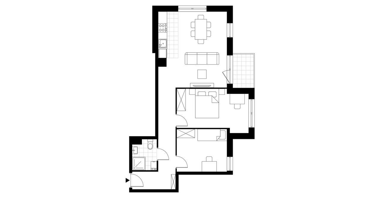 3-pokojowe mieszkanie 63m2 + balkon Bez Prowizji - Pełny obrazek: 4/9