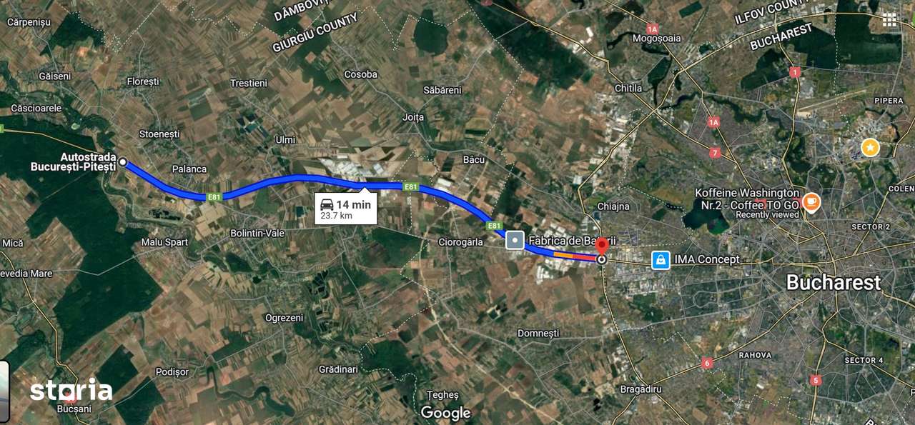 Teren cu deschidere de 97.66ml la Autostrada A1 | 14.103mp - Imagine principală: 5/7