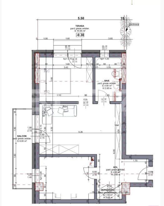 3 camere, finisat, balcon, terasa, garaj, Beta Residence