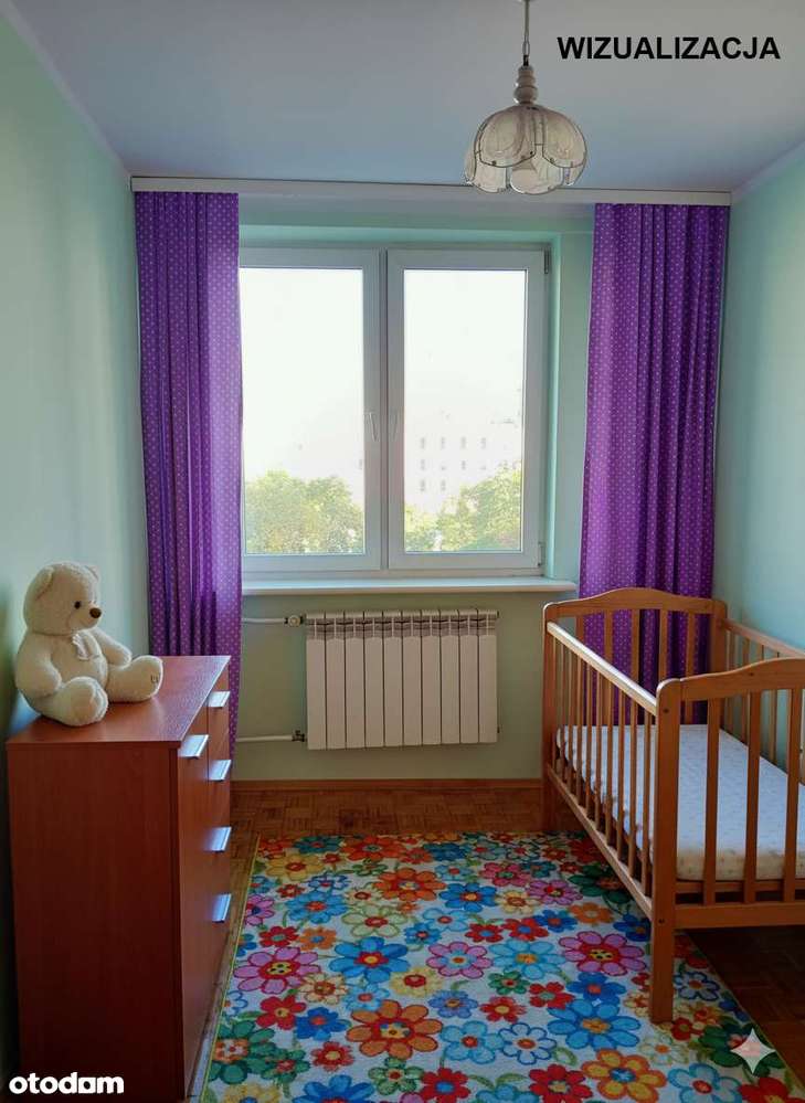 Słoneczne, umeblowane mieszkanie na Mokotowie, 3 pokoje, ul. Bryły 2 - Pełny obrazek: 5/16