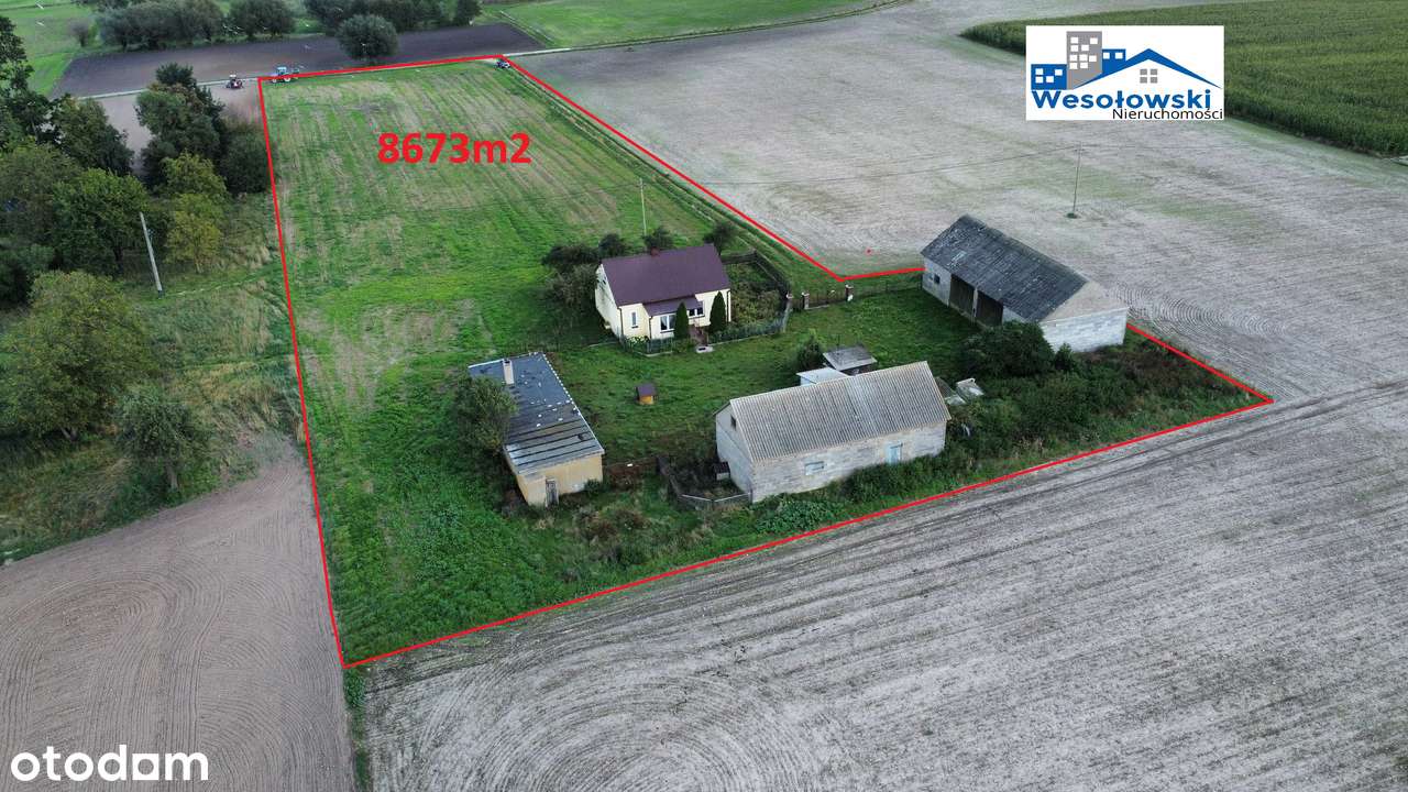 Siedlisko 8673m2, dom 70m2 bez sąsiadów, cisza i spokój.-4