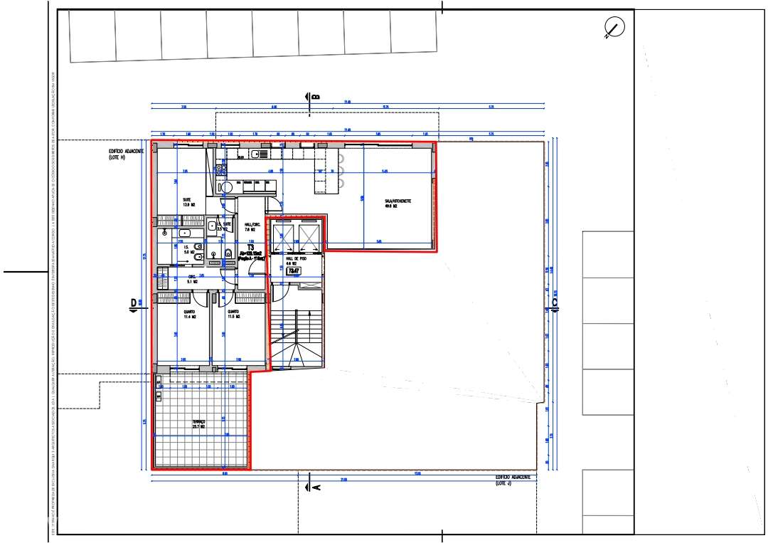 T3  (+ T2) Luxo, c Estac. e Arrecadação, jtº Forum Almada e Faculdades-2
