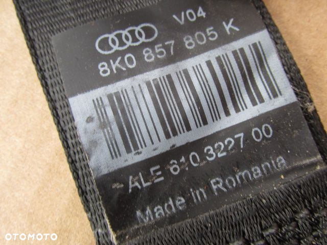 Audi A4 B8 kombi Pas bezpieczeństwa prawy tył tylny 8K0857805K - 4