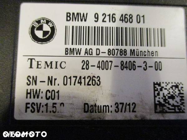 BMW F10 MODUŁ FOTELA STEROWNIK 921646801 - 2