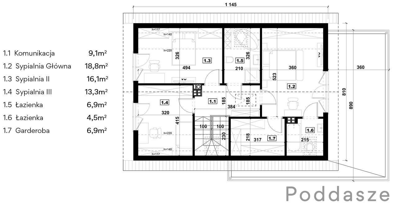 Luksusowy dom - "B" - działka 9 ar - wolnostojący - stan deweloperski-11