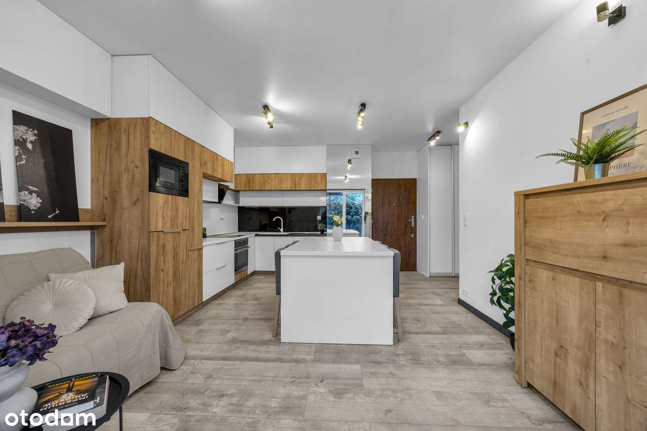 Dwa pokoje z ogródkiem 26 m2| Metro-7