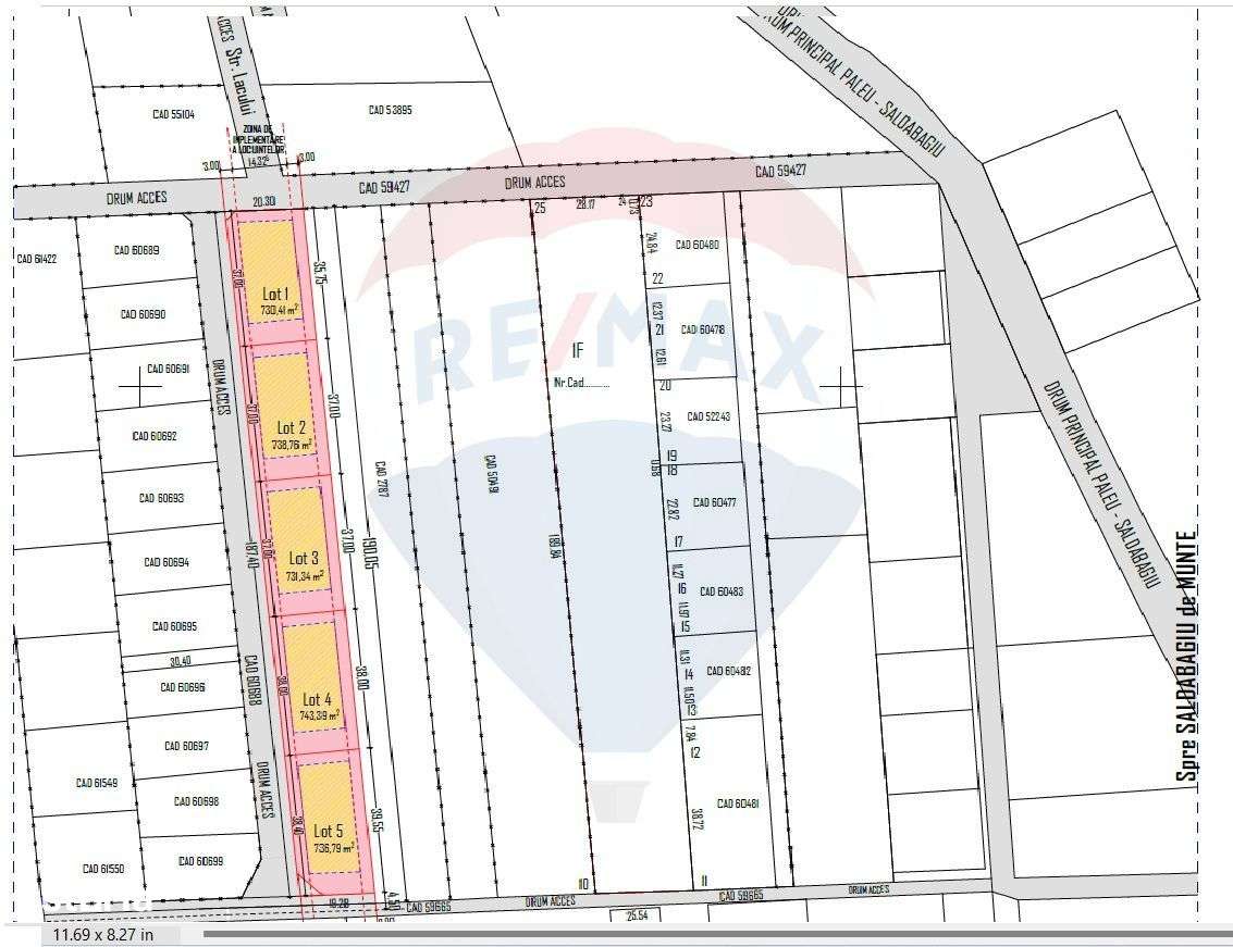 Teren intravilan de vânzare,Paleu, cu panoramă asupra lacului, 3762 mp - Imagine principală: 3/4