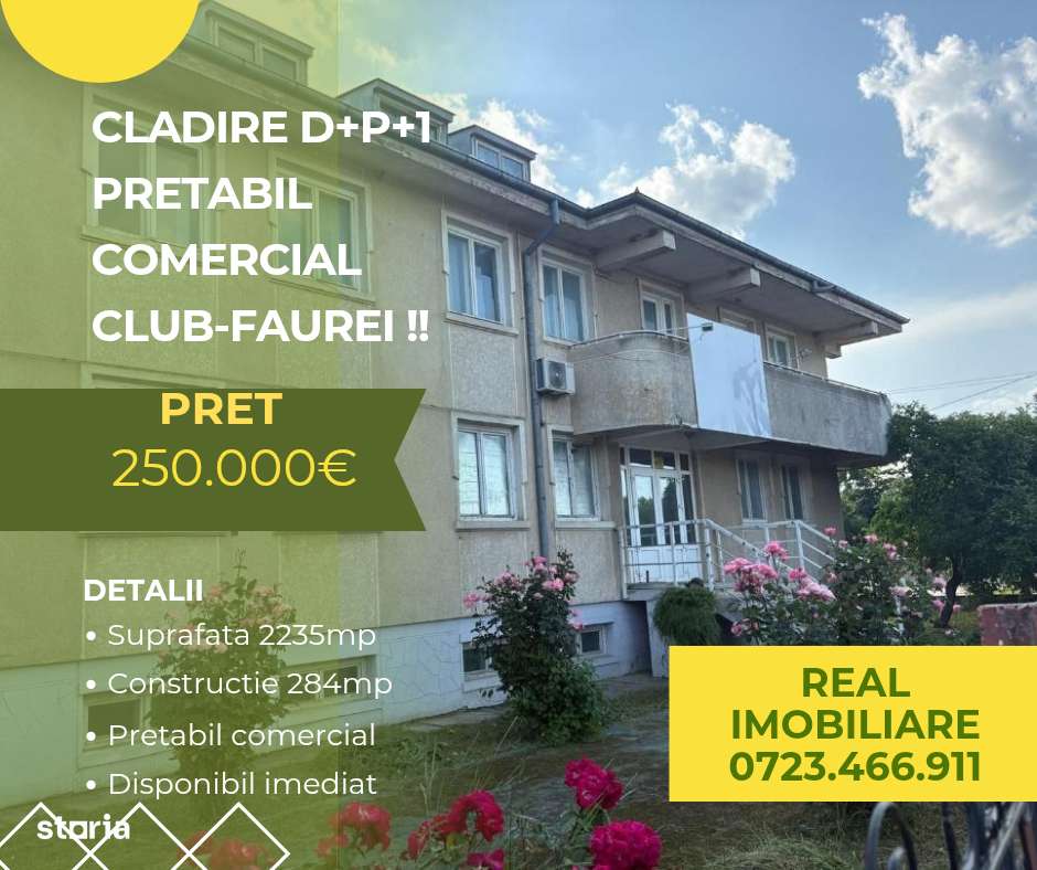 Cladire pretabila discoteca sau spatiu comercial ! - Imagine principală: 1/9