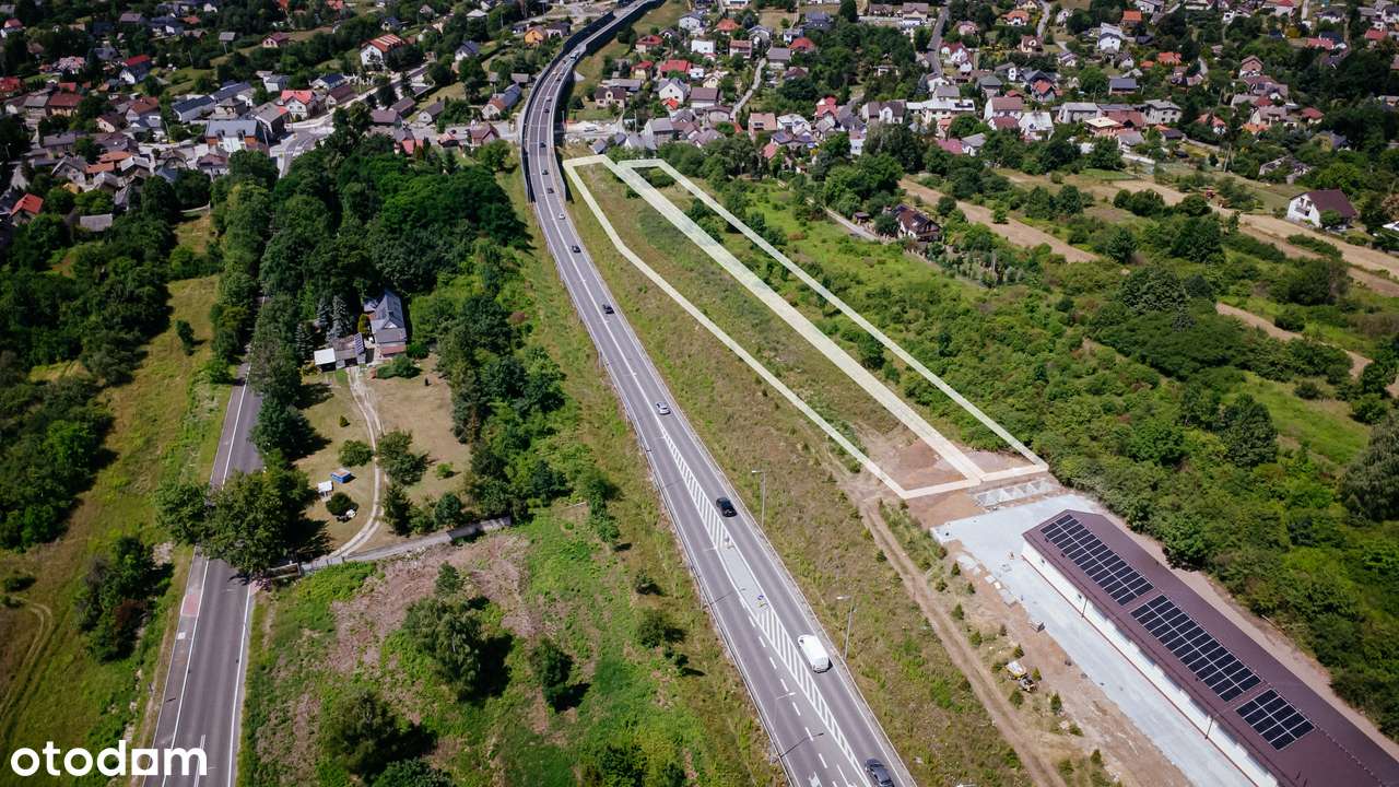 Działki inwestycyjne w Jaworznie (Byczyna) bezpośrednio przy DK79-0