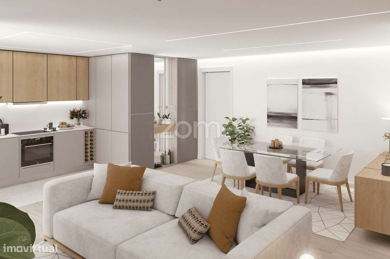 Apartamento t3 novo com garagem e terraço,de construção nova - Grande imagem: 3/3