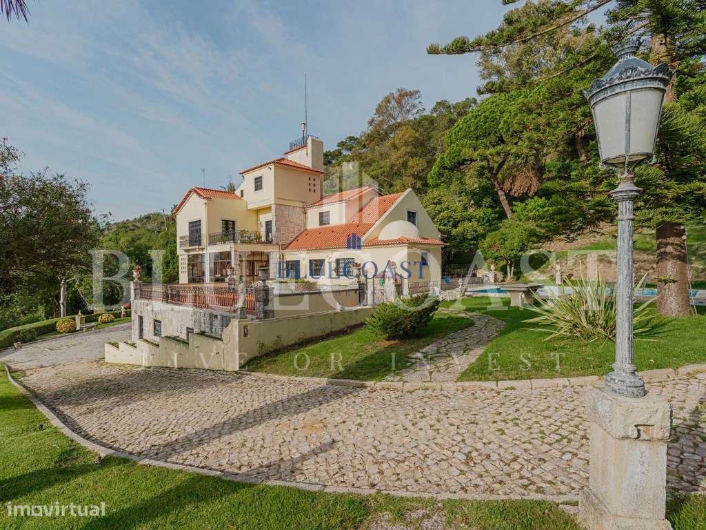 Fantástico Palacete com vista única na Costa da Caparica-43