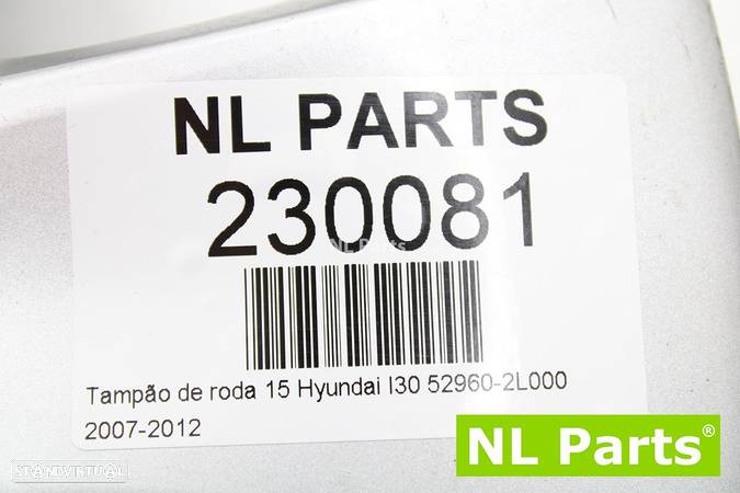 Tampão de roda 15 Hyundai I30 52960-2L000 2007-2012 - 3