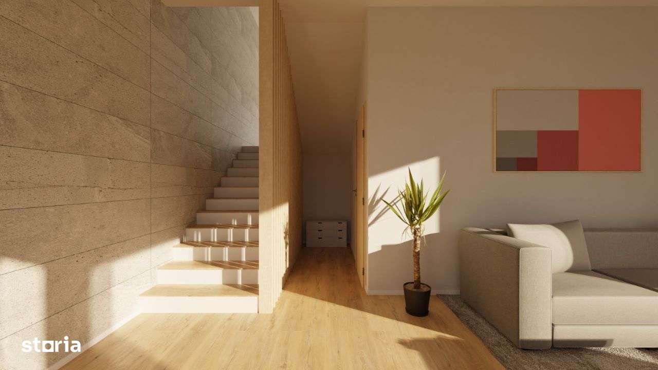 Casa cuplata cu panorama spre aeroport si oras-13