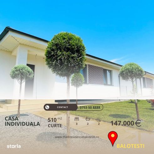 Case individuale, Sos Dimieni-Balotesti,spatiu de joaca,curte,parcare-0