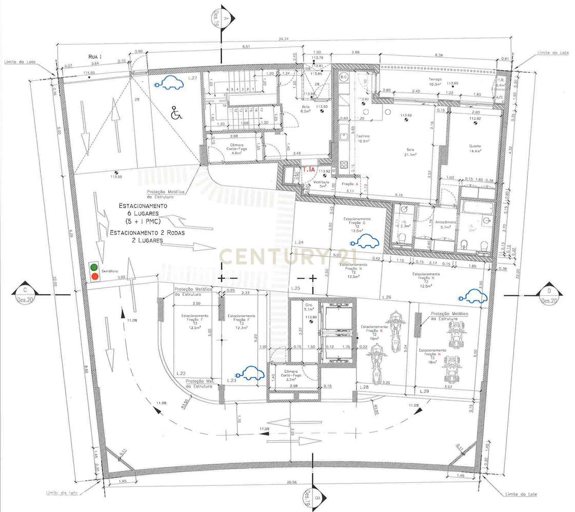 Apartamento T1 com Terraço em Carnaxide - Grande imagem: 5/17