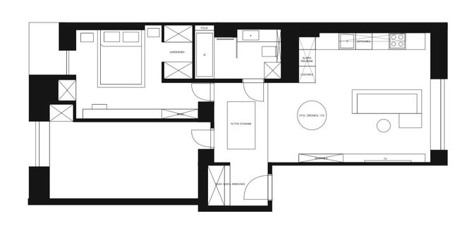 Królewska | 3 pokoje | 70 m2