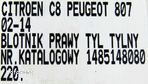 220.BŁOTNIK TYŁ TYLNY PRAWY CITROEN C8 PEUGEOT 807 - 10