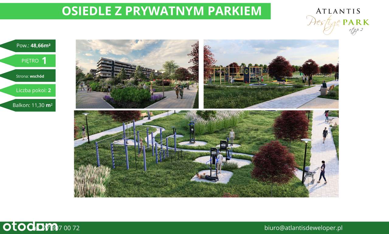 2-pokojowe mieszkanie 48m2 Bez Prowizji - Pełny obrazek: 4/11