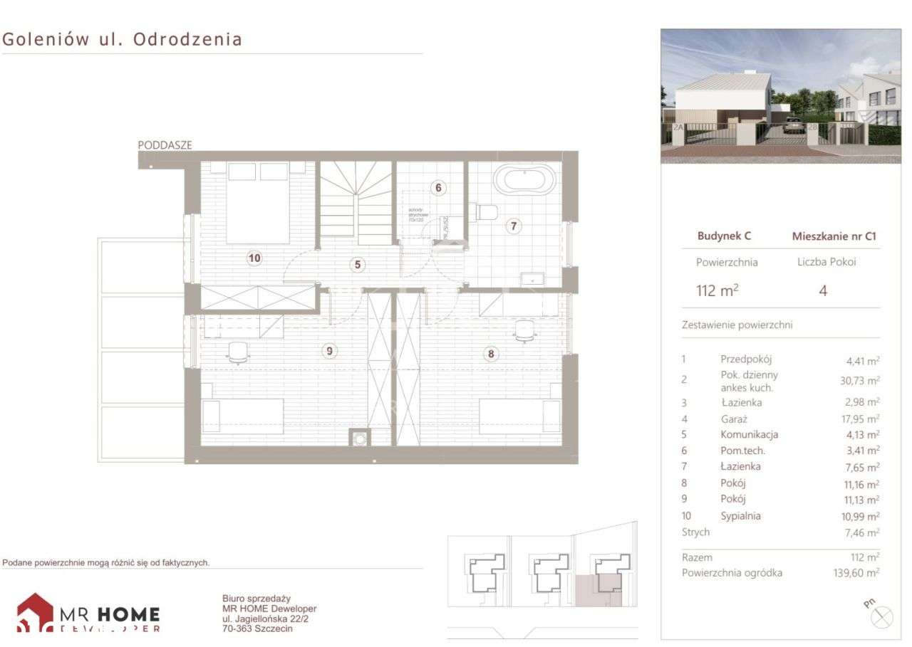 Goleniów - Nowoczesne Domy - ul. Odrodzenia-14