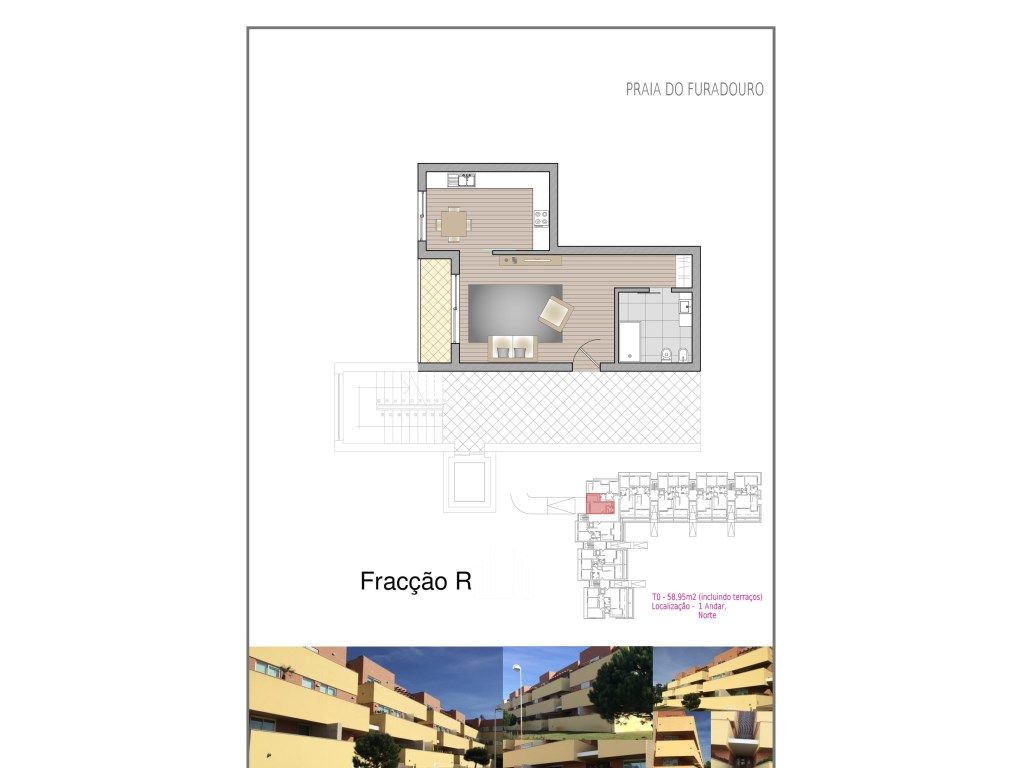 Apartamento T0 - Furadouro