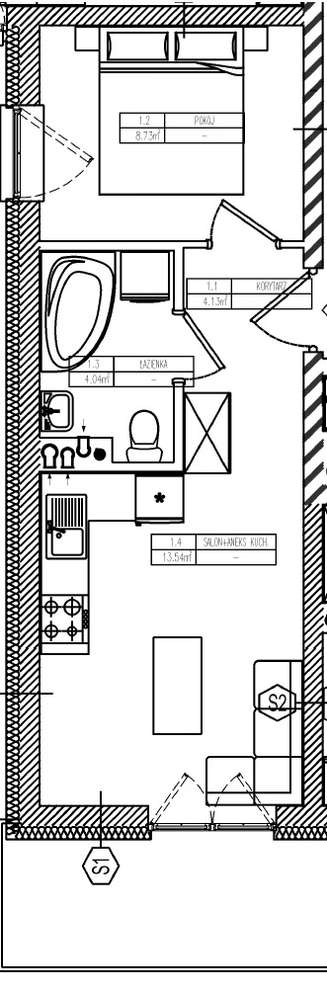Rumiankowe Zacisze | mieszkanie 2-pok. | M62 - Pełny obrazek: 2/5