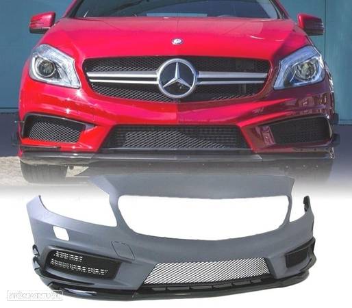 PARA-CHOQUE DIANTEIRO PARA MERCEDES CLASSE A W176 12-15 LOOK AMG SRA - 1