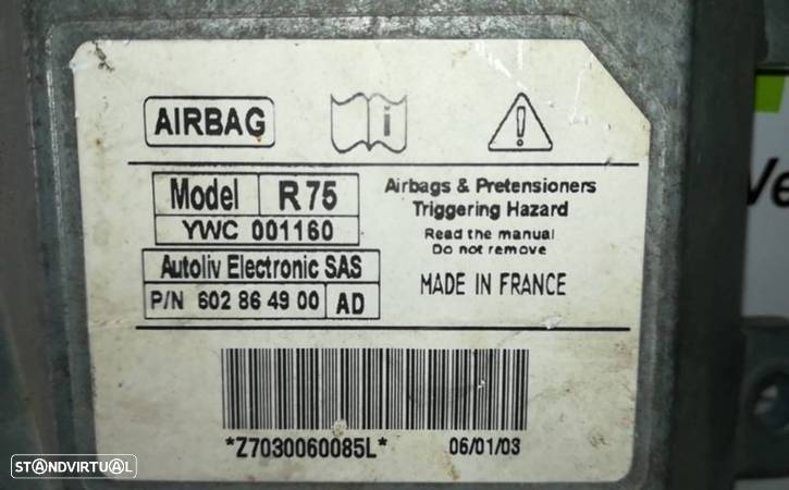 Centralina De Airbag Rover 75 (Rj) - 2