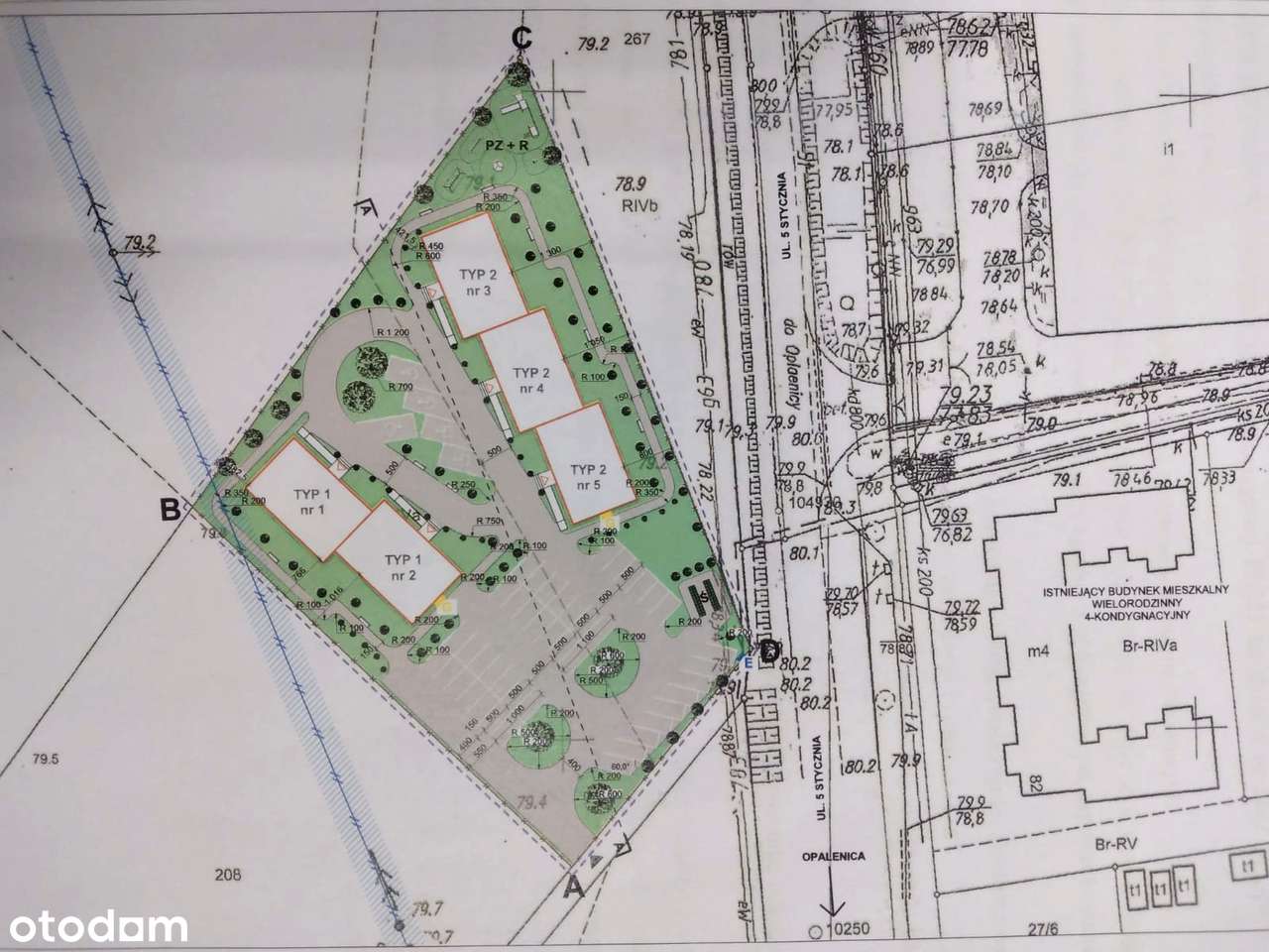 Działka pod budynki wielomieszkaniowe. - Pełny obrazek: 5/14