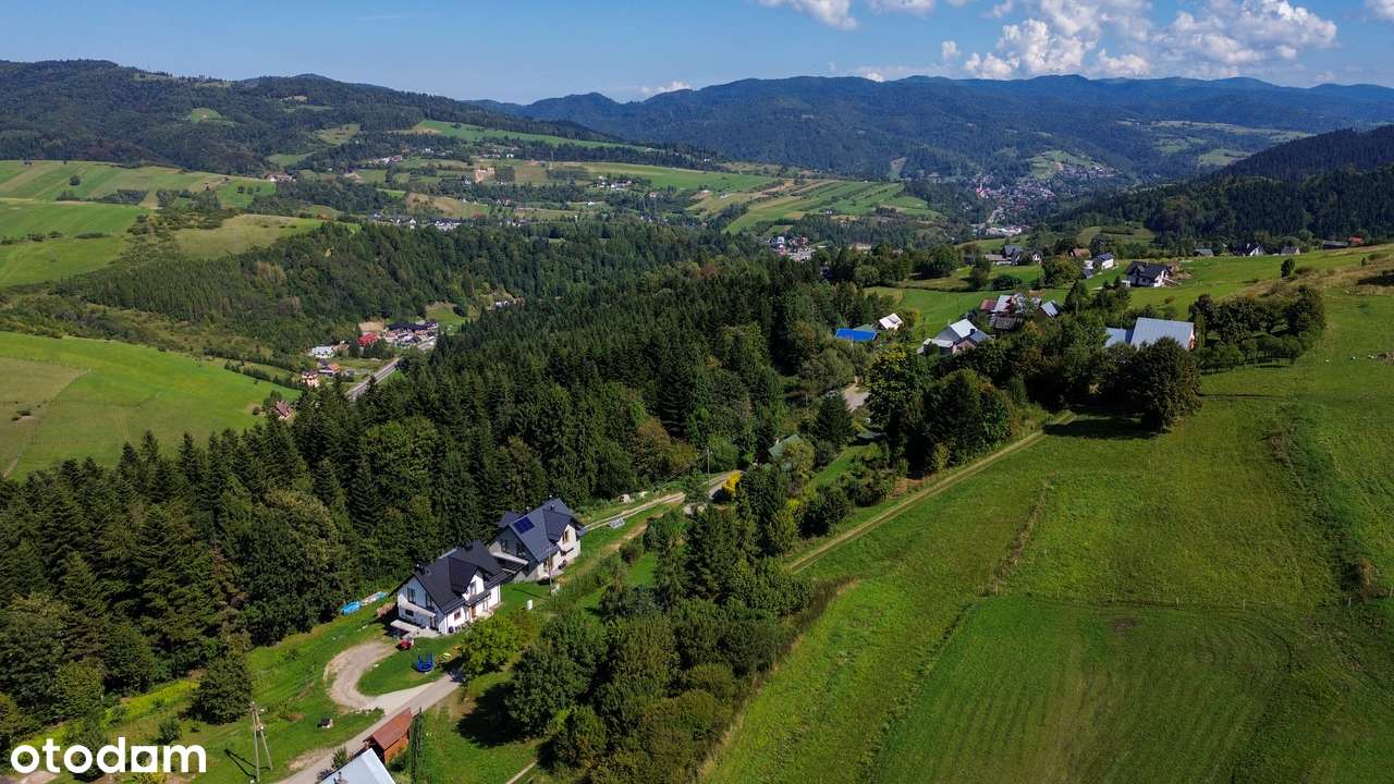 Budowlana działka w sąsiedztwie Pienin, gmina Krościenko nad Dunajcem.-11
