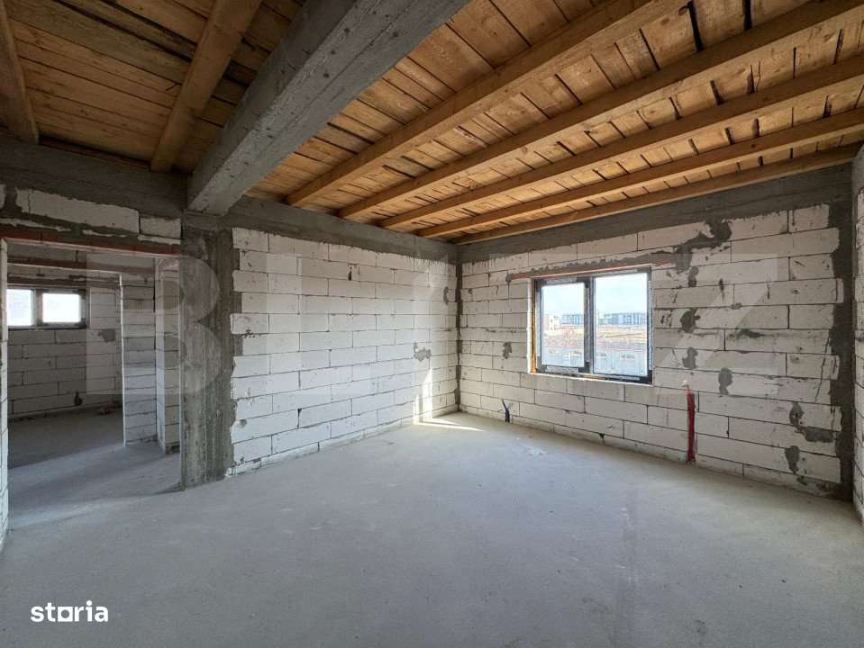 Casa semi-finisata P + M, 131 mp utili, teren 339 mp, Pielesti, zona M - Imagine principală: 5/19