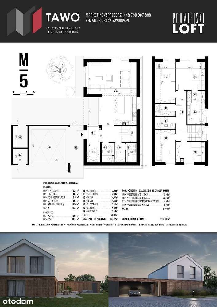 Stylowy dom M5 w stylu loftowym w Biskupicach-3