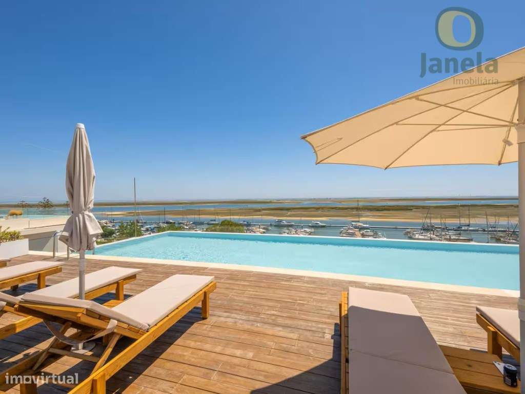 Apartamento contemporâneo em condominio, frente à Ria Formosa , Mar...-2