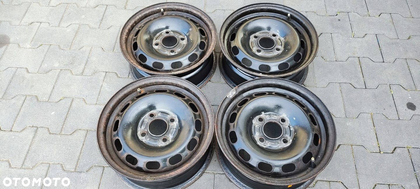 Felgi stal 14 Ford Fiesta Mk6 Mk7 Ka 4x108 ET 37 z czujnikami ciś. - 2