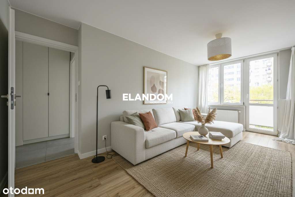 Saska Kępa, 54 m², 3 pokoje, balkon, po remoncie-0