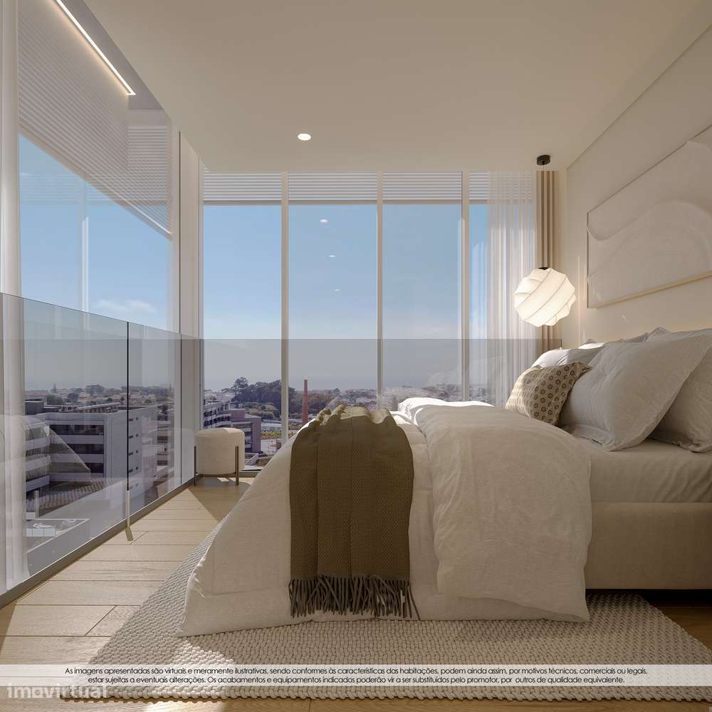 Apartamento T3 DUPLEX Novo c/ Lugar de Garagem em Canidelo-5
