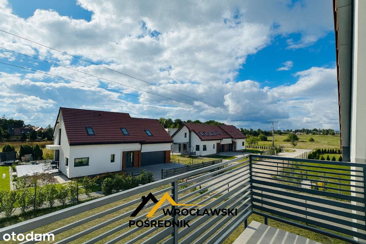 Nowy dom z przeszkleniami. Taras, Garaż, Ogród !-8