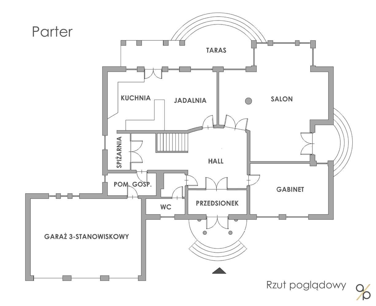 Willa w Radości - 744 m², działka 3000 m², komfort, las za oknem i SPA-17