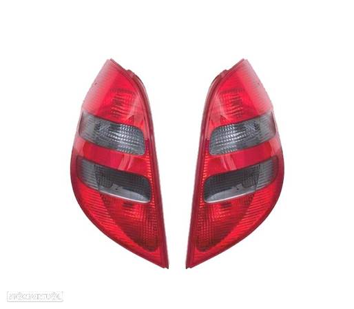 FAROLINS PARA MERCEDES CLASSE A W169 04-08 FUMADO VERMELHO - 1