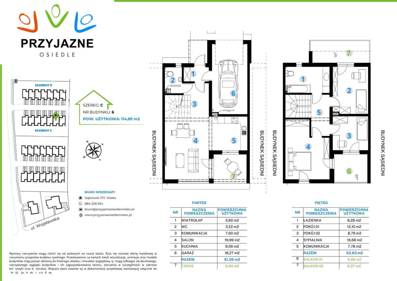 Przyjazne Osiedle - dom 114,89 m2 - C2 -C6-9