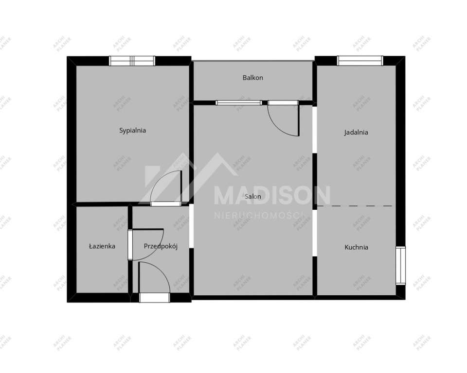 46,5 m2 | 3 pokoje | balkon | piwnica-17