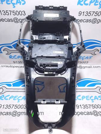 CONSOLA CENTRAL DISPLAY CLIMATRONIC OPEL ASTRA J P10 SRI 13257562 13346092 13334053 ECRA COMANDOS PAINEL CONTROLO RELOGIO RADIO - 5