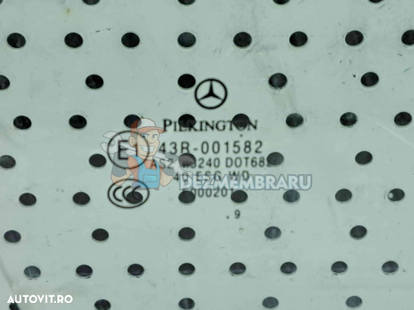 Geam usa dreapta fata Mercedes Clasa C (W204) [Fabr 2007-2014] OEM - 2