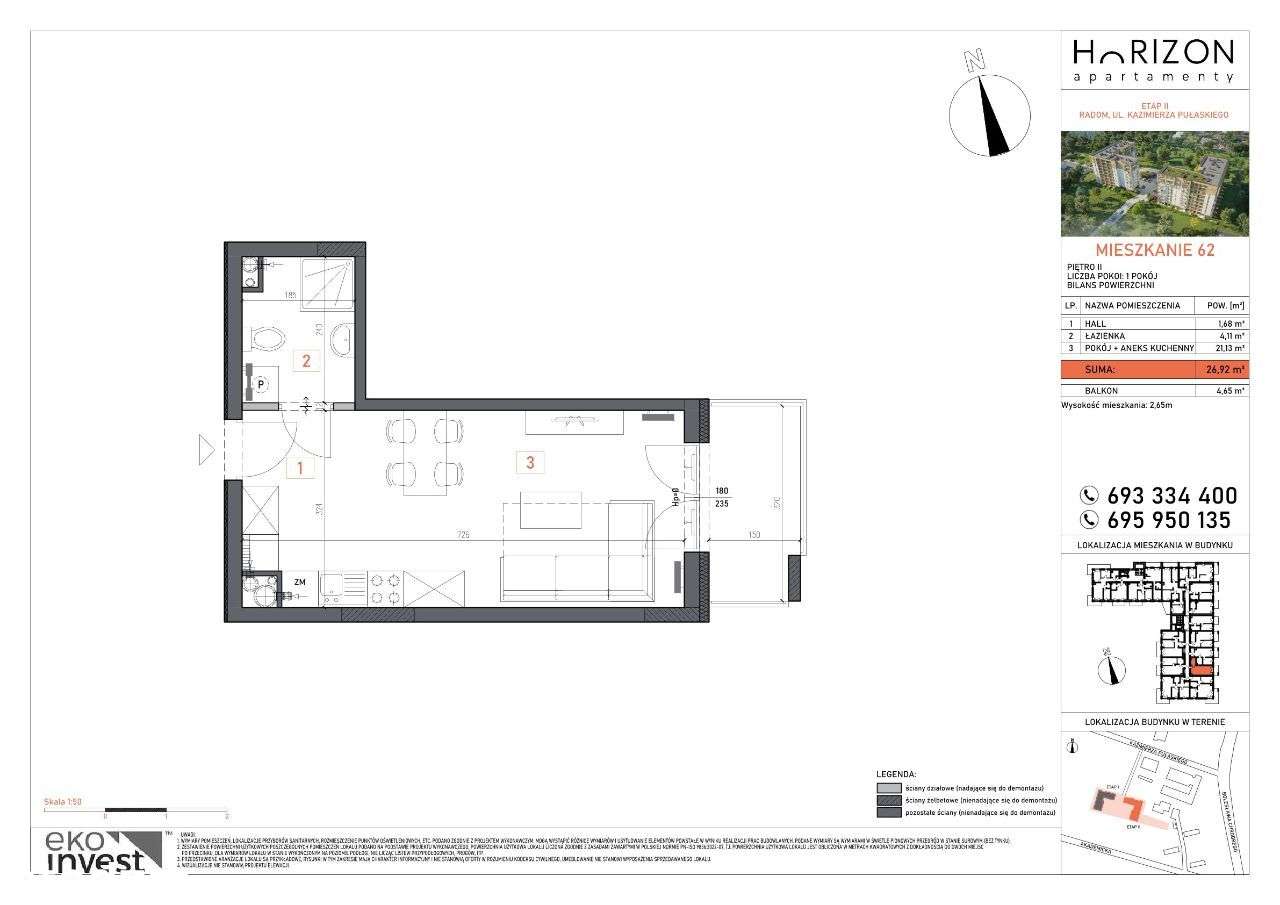 Horizon II etap M62 - kawalerka - Pełny obrazek: 5/10