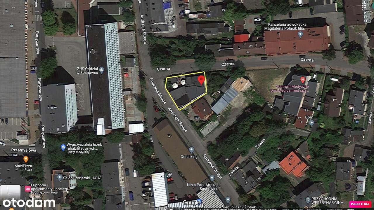 Budynek handlowo-usługowy Sosnowiec ul.Czarna.-1