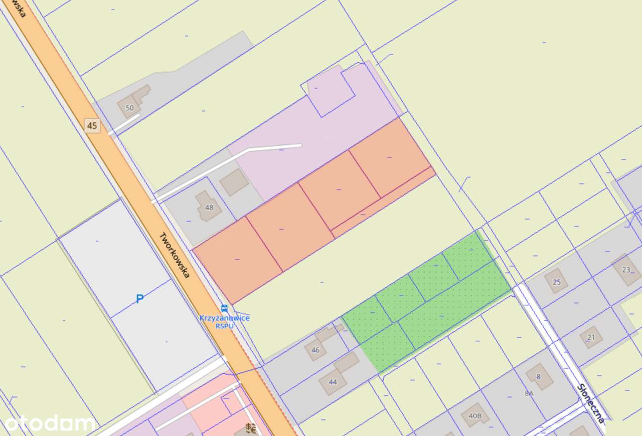 Dla inwestora! 4 działki budowlane, domy z usługami-łączna pow. 4717m2-5