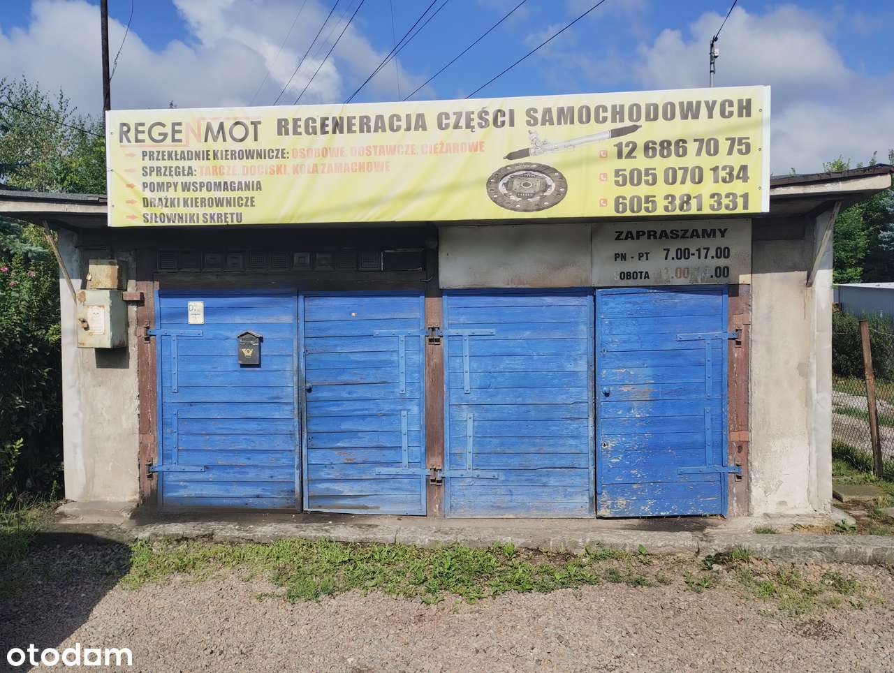 Garaż usługowy dwustanowiskowy wraz z działką na sprzedaż! - Pełny obrazek: 1/4