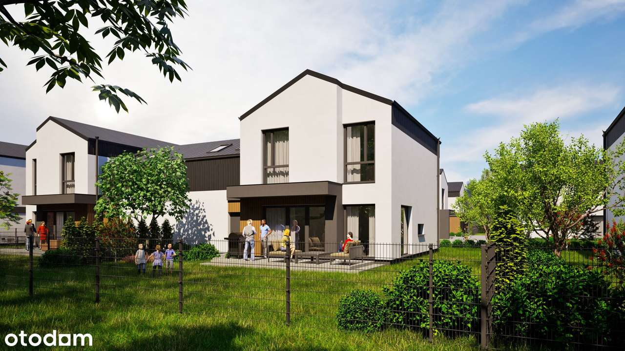 Domy bliżniaki z garazam na 2 auta- Zgorzała, Ursynów, Piaseczno - Pełny obrazek: 2/9