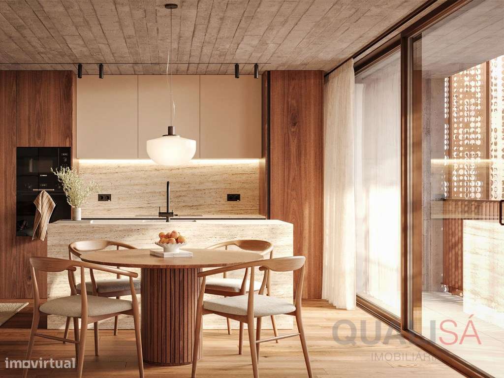 Apartamento T1 novo com varanda em empreendimento de luxo no centro...-8