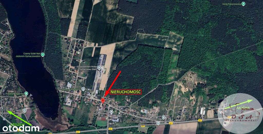 Działka budowlana Dymaczewo Stare 2534 m2 przy Wpn-8